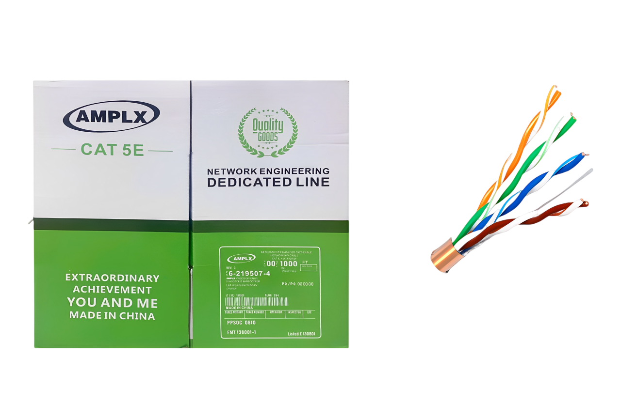 Cáp mạng STP CAT5 cuộn 300m AMPLX 3332